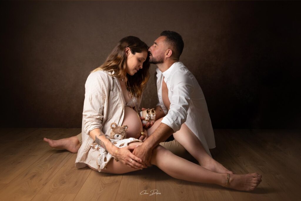 séance photos de grossesse réalisée près de Nîmes