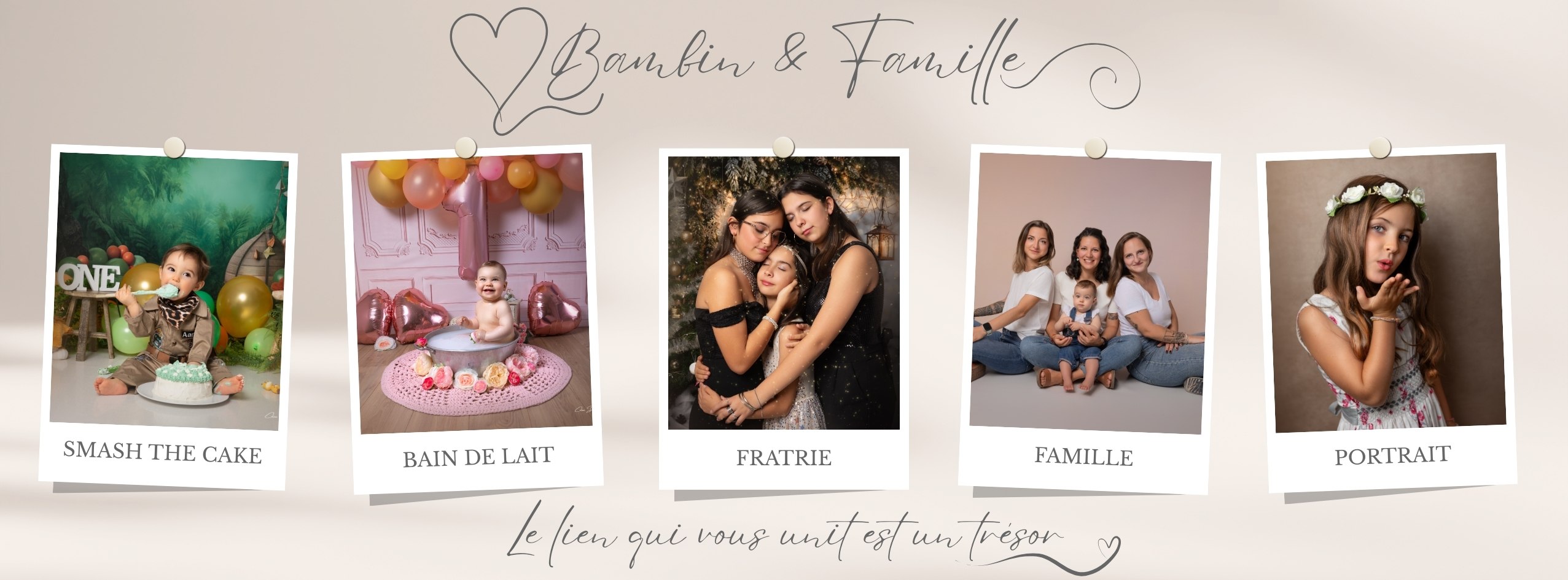 Bannière page bambin famille Pose Nuance